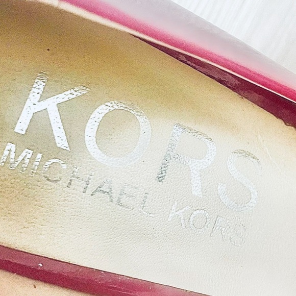 Michael Kors Fuchsia Patent Leather Shoes 37 6.5 - Picture 6 of 9